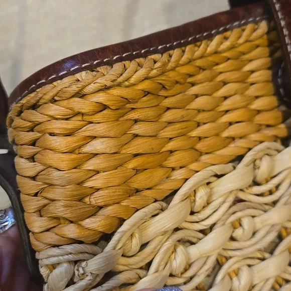 Brighton Vintage 90's Woven Shoulder Bag - Picture 4 of 13